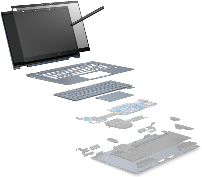 Pantalla y lápiz | HP Elite Dragonfly