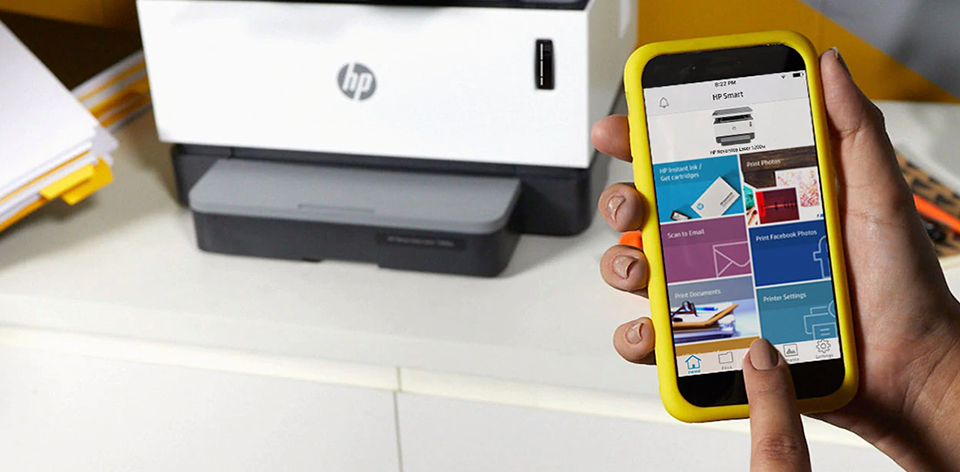 Libertad para trabajar desde cualquier lugar con HP Smart App