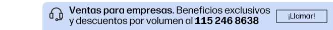Ventas para empresas. Beneficios exclusivos y descuentos por volumen al 115 246 8638. Haz clic para llamar ahora.