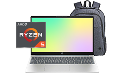 Notebook HP 15-fc0251la. Procesador AMD Ryzen&trade; 5. RAM 8 GB. SSD 512 GB.
