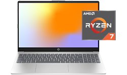 Notebook HP 15-fcc0372la. Procesador AMD Ryzen&trade; 7. RAM 16 GB. SSD 512 GB.