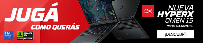Jug&aacute; como quieras. 2 vistas de la Nueva HyperX Omen15. Procesador Intel Core. NVIDIA&reg; GeForce RTX&trade;. haz clic para descubrirla.