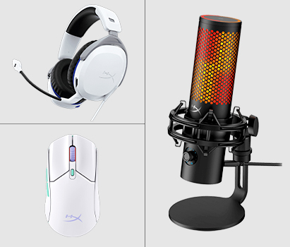 Imagen de accesorios gaming hyperX.